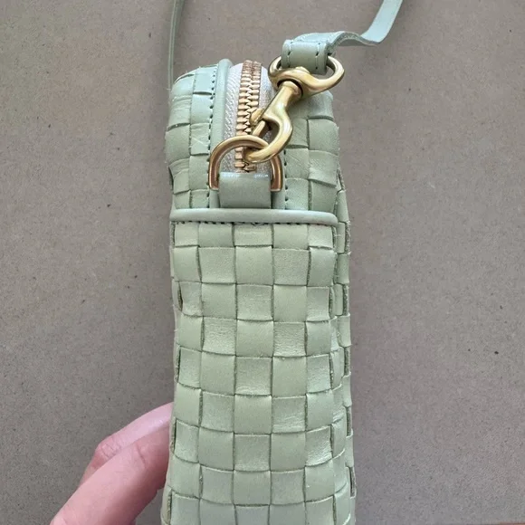 Clare V Woven Midi Sac - Mint - Picture 6 of 9